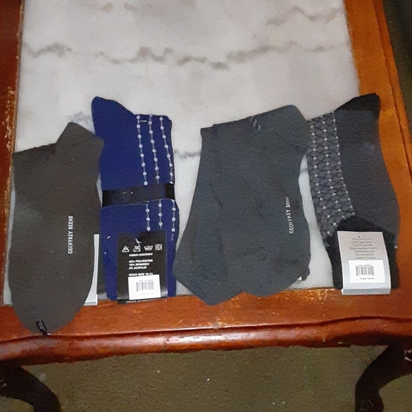 Geoffrey Beene & Millano dress socks set of 4 - Picture 2 of 2